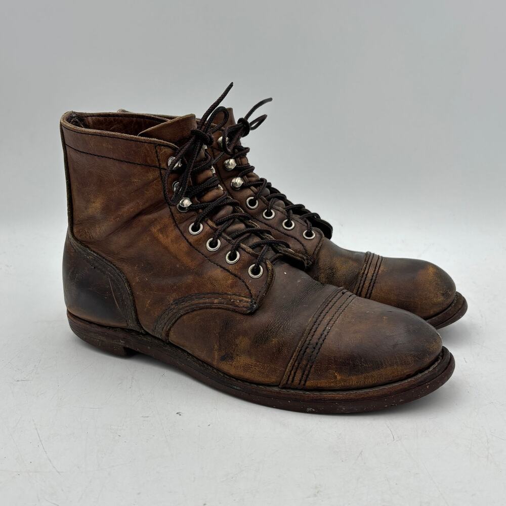 Red Wing 8111 Heritage Iron Ranger 6 Inch Work Boots Men's 7.5D Workwear
